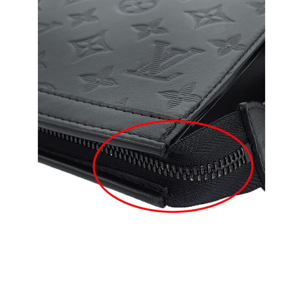 Louis Vuitton Monogram Shadow Black Gaston Wearable Wallet Shoulder Bag - Picture 4 of 8